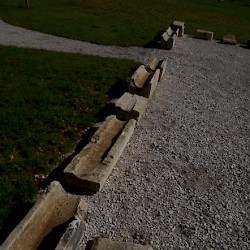 Andesina, Baths of the amphitheater, Water conduit