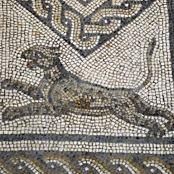 Andesina, so-called Basilica, Mosaic of a panther