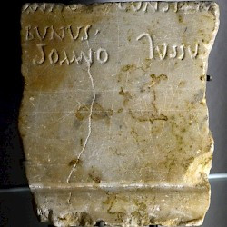 Andesina, Inscription "somno iussus"