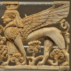 Carthage, Ivory sphinx, made in Phoenicia