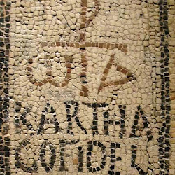 Furnos Minus, Christian funerary mosaic