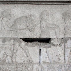 Persepolis, Apadana, East Stairs, Southern part, Sagartians