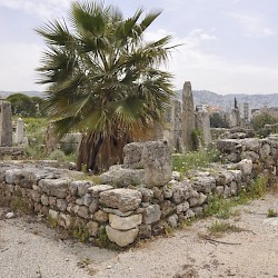 Byblos, Temple with the obelisks, General view