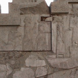 Persepolis, Apadana, East Stairs, Southern part, Arabs