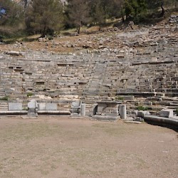 Priene, Theater, Seats