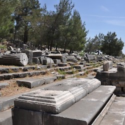 Priene, Agora, Stoa