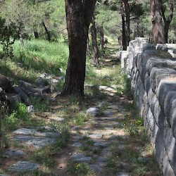 Priene, Theater Road
