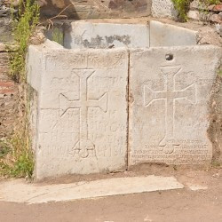 Sardes, Byzantine shops, Fountain