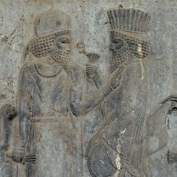 Persepolis, Apadana, East Stairs, Northern part, Courtiers