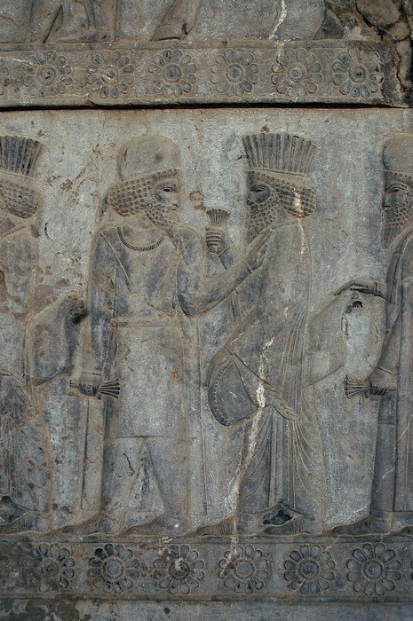 Persepolis, Apadana, East Stairs, Northern part, Courtiers
