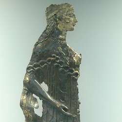Lead figurine of Athena