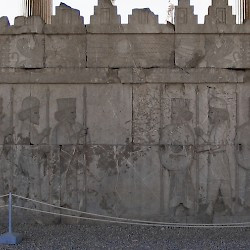 Persepolis, Apadana, East Stairs, Central frieze