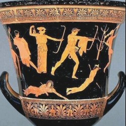 Artemis and Apollo killing the Niobids