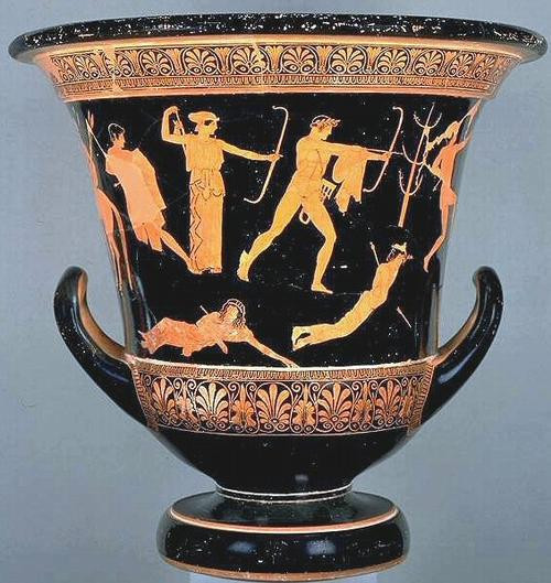 Artemis and Apollo killing the Niobids