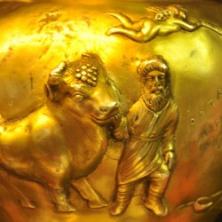 Chryses and a sacrificial bull