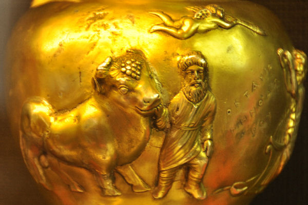 Chryses and a sacrificial bull