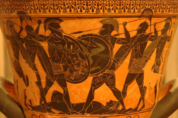 The fight for the body of Patroclus.