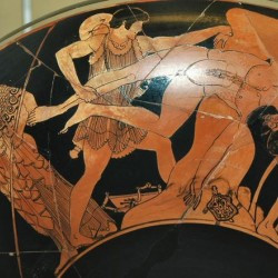 Theseus kills Skiron