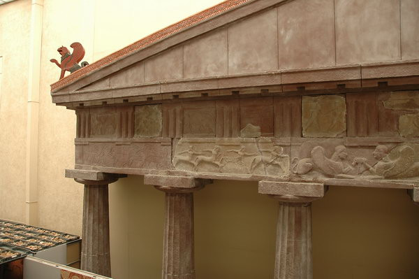 Assos, Temple of Athena, Façade