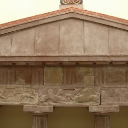 Assos, Temple of Athena, Façade