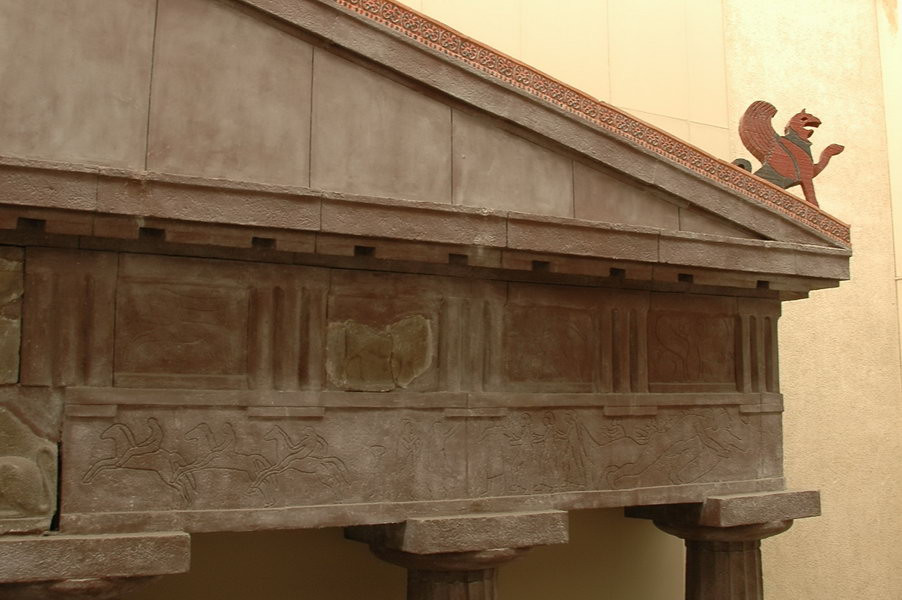 Assos, Temple of Athena, Façade