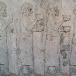 Persepolis, Apadana, East Stairs, Syrians