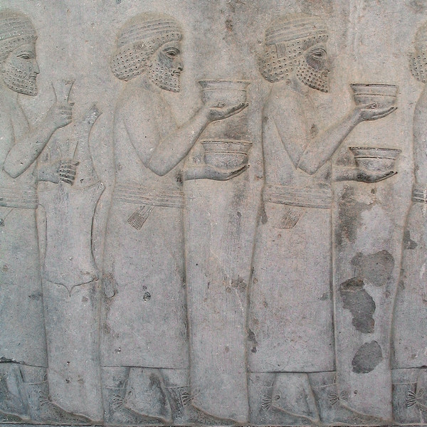 Persepolis, Apadana, East Stairs, Syrians