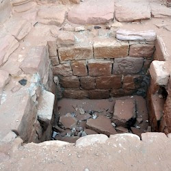 Wadi Rum village, Nabataean temple, Cistern