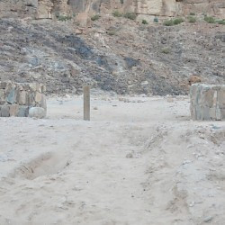 Wadi Rum village, Nabataean temple, Propylaea (?)