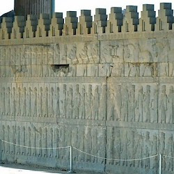 Persepolis, Apadana, East Stairs, Northern part