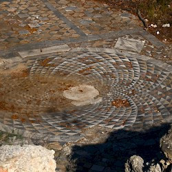Salamis, Kampanopetra Basilica, Circular mosaic