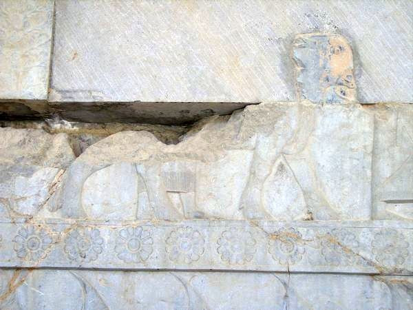 Persepolis, Apadana, East Stairs, Southern part, a hippopotamus