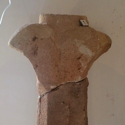 Kouklia, Marchellos, Column with lotus-shaped capital