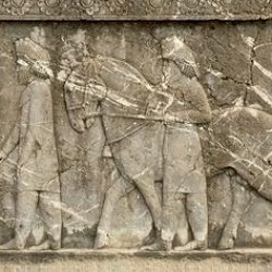 Persepolis, Apadana, North Stairs, Tribute Bearers, Cappadocians