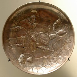 Sari, Sasanian plate
