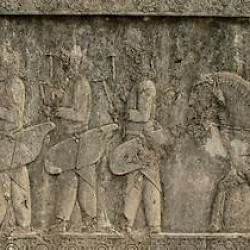 Persepolis, Apadana, North Stairs, Tribute Bearers, Sogdians
