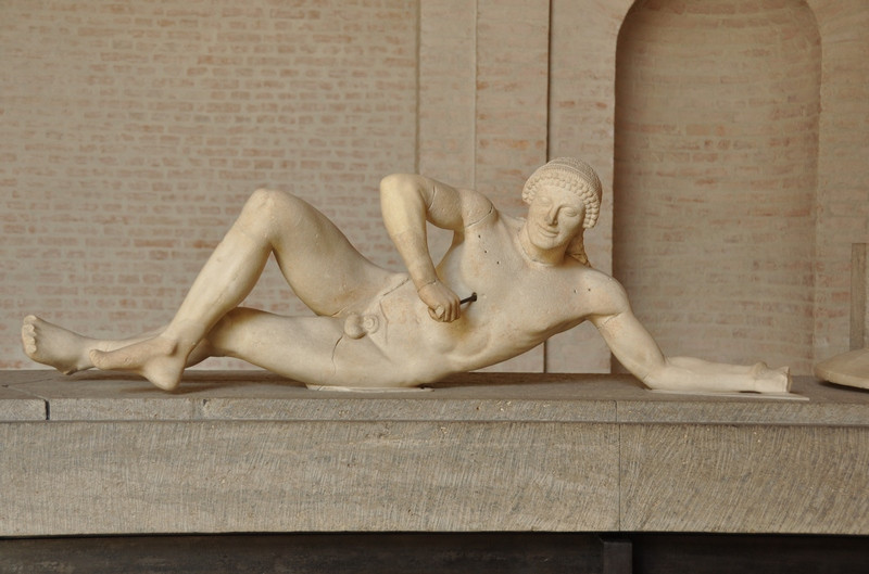 Aegina, Temple of Aphaea, West pediment, Trojan War
