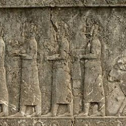 Persepolis, Apadana, North Stairs, Tribute Bearers, Syrians