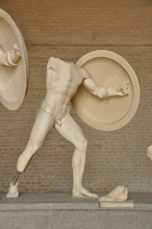 Aegina, Temple of Aphaea, West pediment, Trojan War