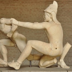 Aegina, Temple of Aphaea, West pediment, Trojan War: Paris