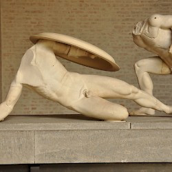 Aegina, Temple of Aphaea, West pediment, Trojan War