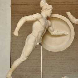 Aegina, Temple of Aphaea, East pediment, Laomedon's expedition to Troy