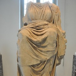 Rome, Palatine, Temple of Cybele, Statue
