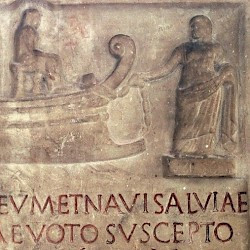 Rome, Tiber, Relief of Claudia Quinta