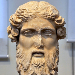 Piraeus, Theater, Head of Dionysus (classicizing)