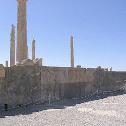 Persepolis, Apadana, North Stairs, General view