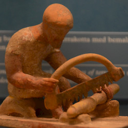 Boeotia, Figurine of a carpenter