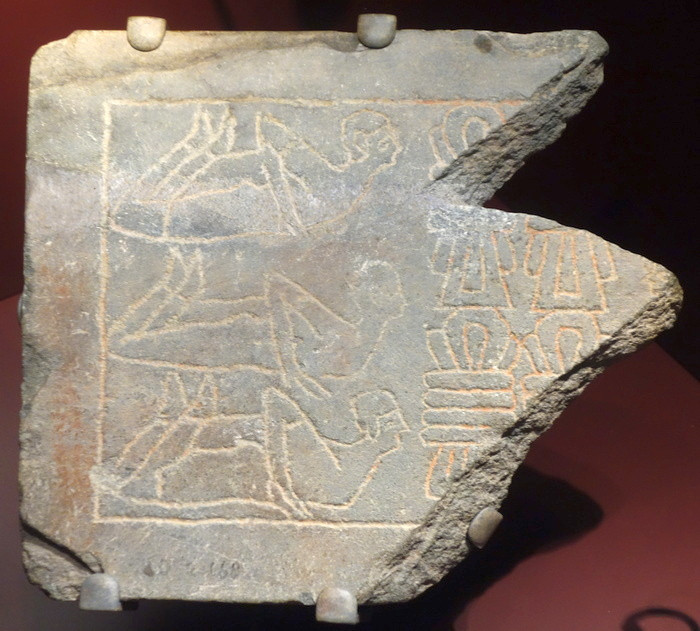 Meroe, Footboard showing POWa