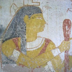 El-Kurru, Tombs, Wall painting of Isis