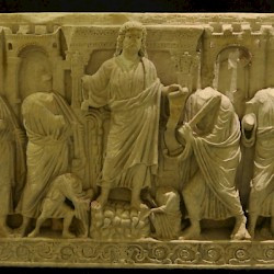 Rome, S. Pietro, Sarcophagus with Christ as Lawgiver